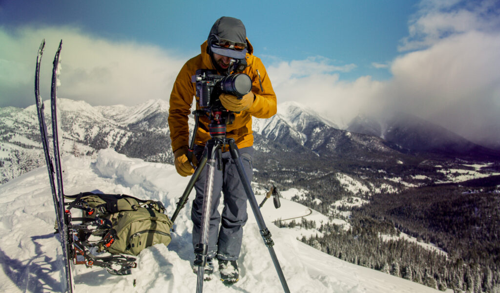 Idarado Video Production in the backcountry